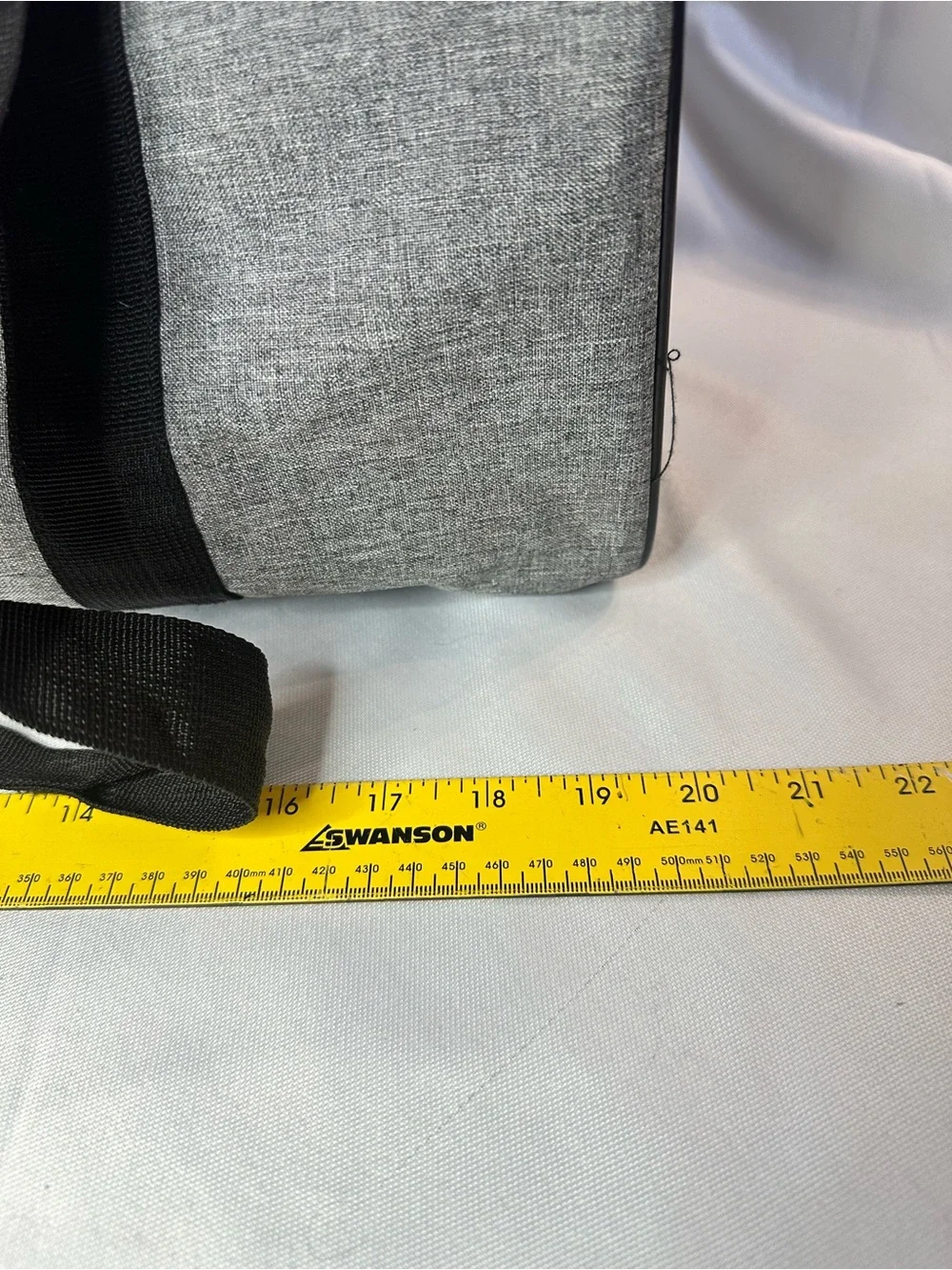 Dickies Gray Travel Duffel with Black Straps
